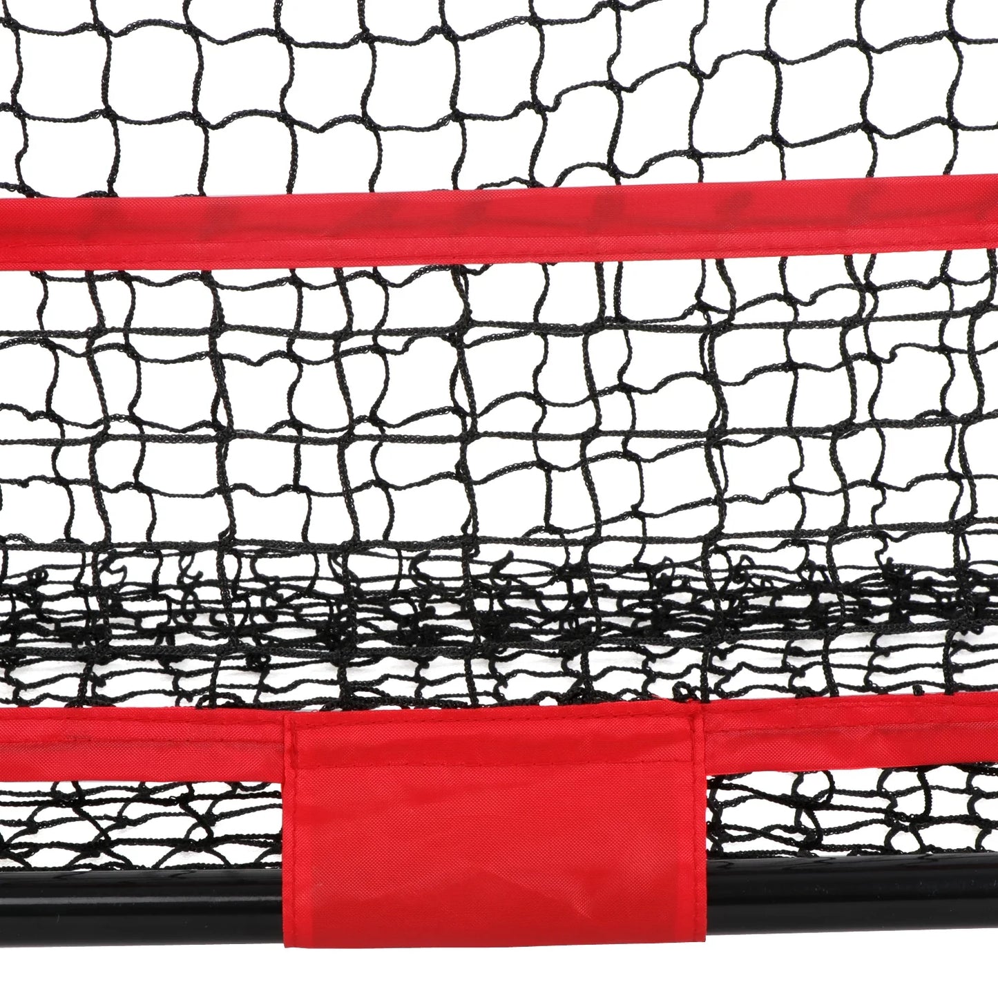 5X5Ft Portable Baseball Net Softball Practice Net W/ Carry Bag Red & Black