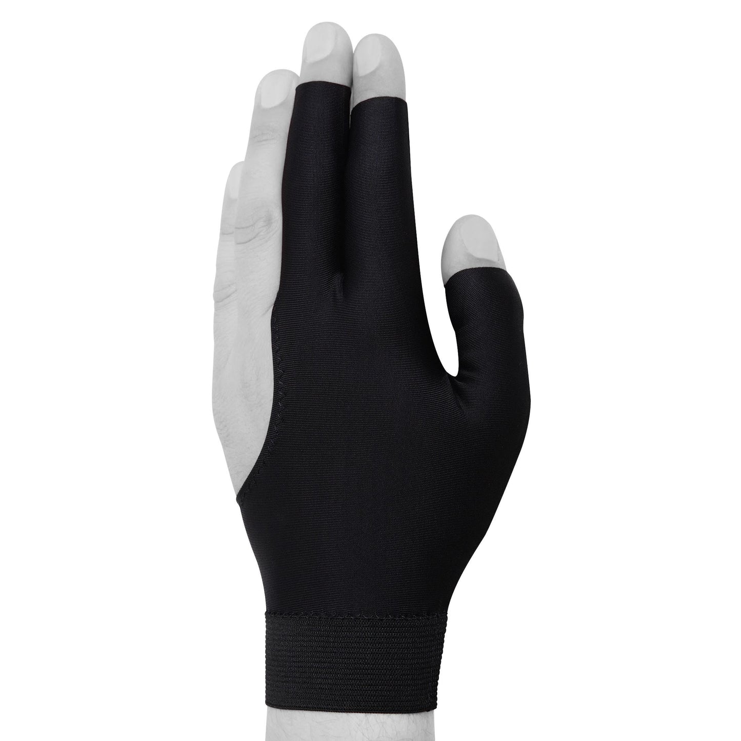 Billiard POOL CUE GLOVE - Pro Series - Black - Open Fingers (X-Large)