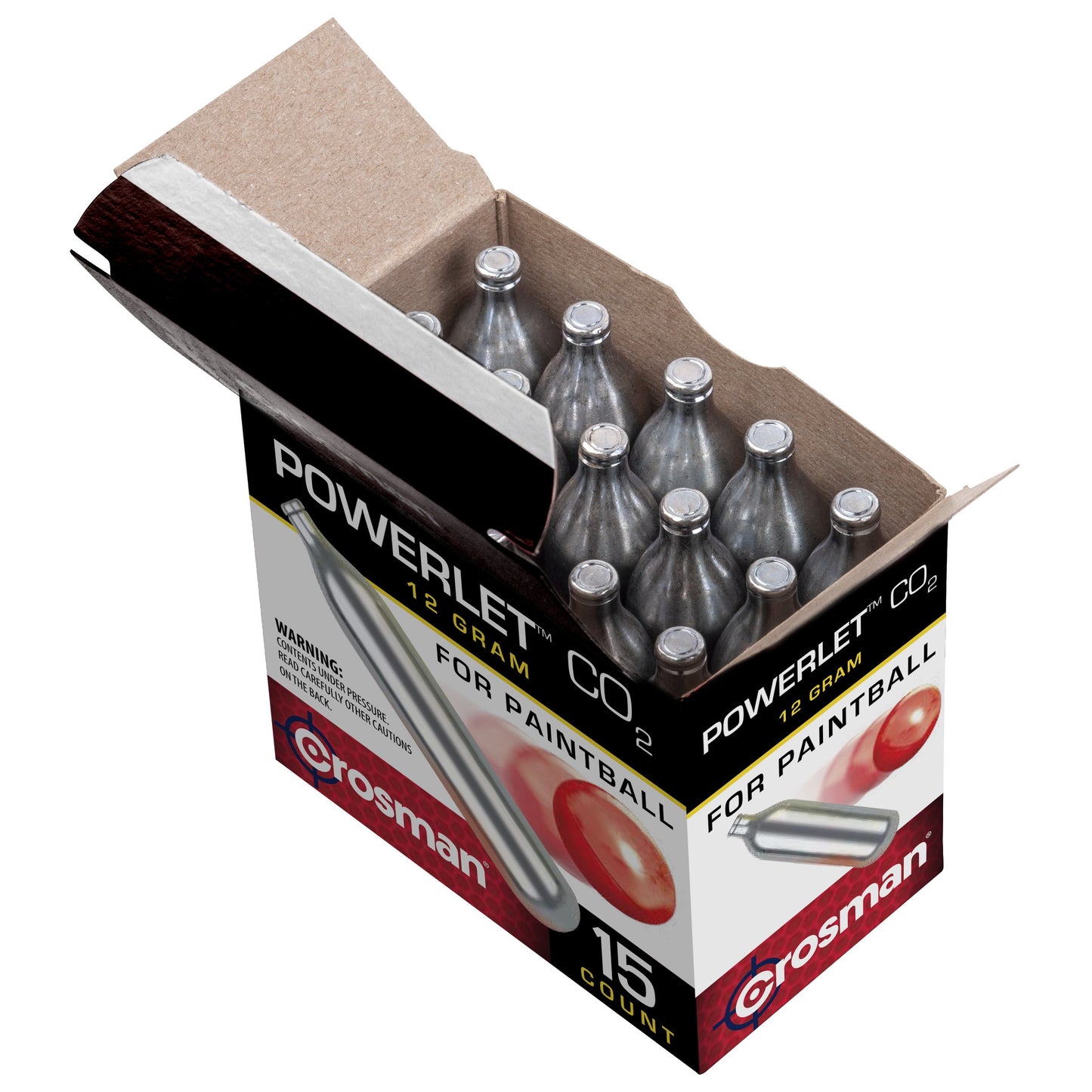 12 Gram Powerlet CC15PB 15 Count CO2, for Airguns Sports and & Outdoor Fun