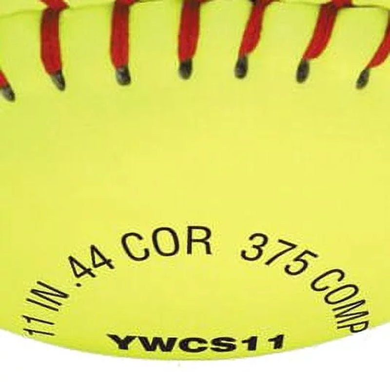 (8 Pack) NCAA Recreational Fastpitch Softballs, 11 Inch, 4 Count