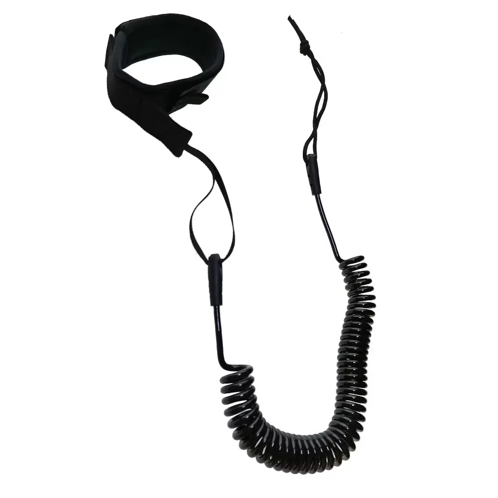 10FT Coiled Surfboard Leash Surfing Stand up Paddle Board Surf Paddle Board SUP Cord Leash