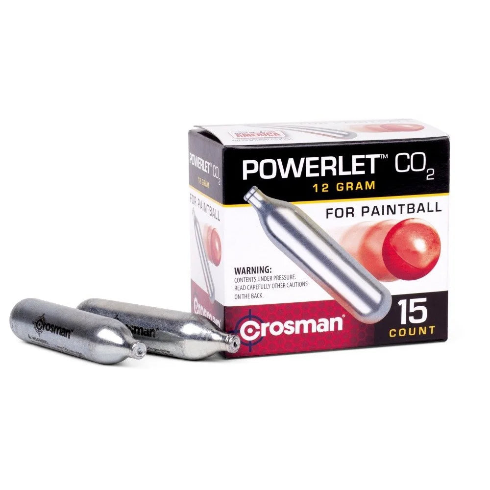 12 Gram Powerlet CC15PB 15 Count CO2, for Airguns Sports and & Outdoor Fun