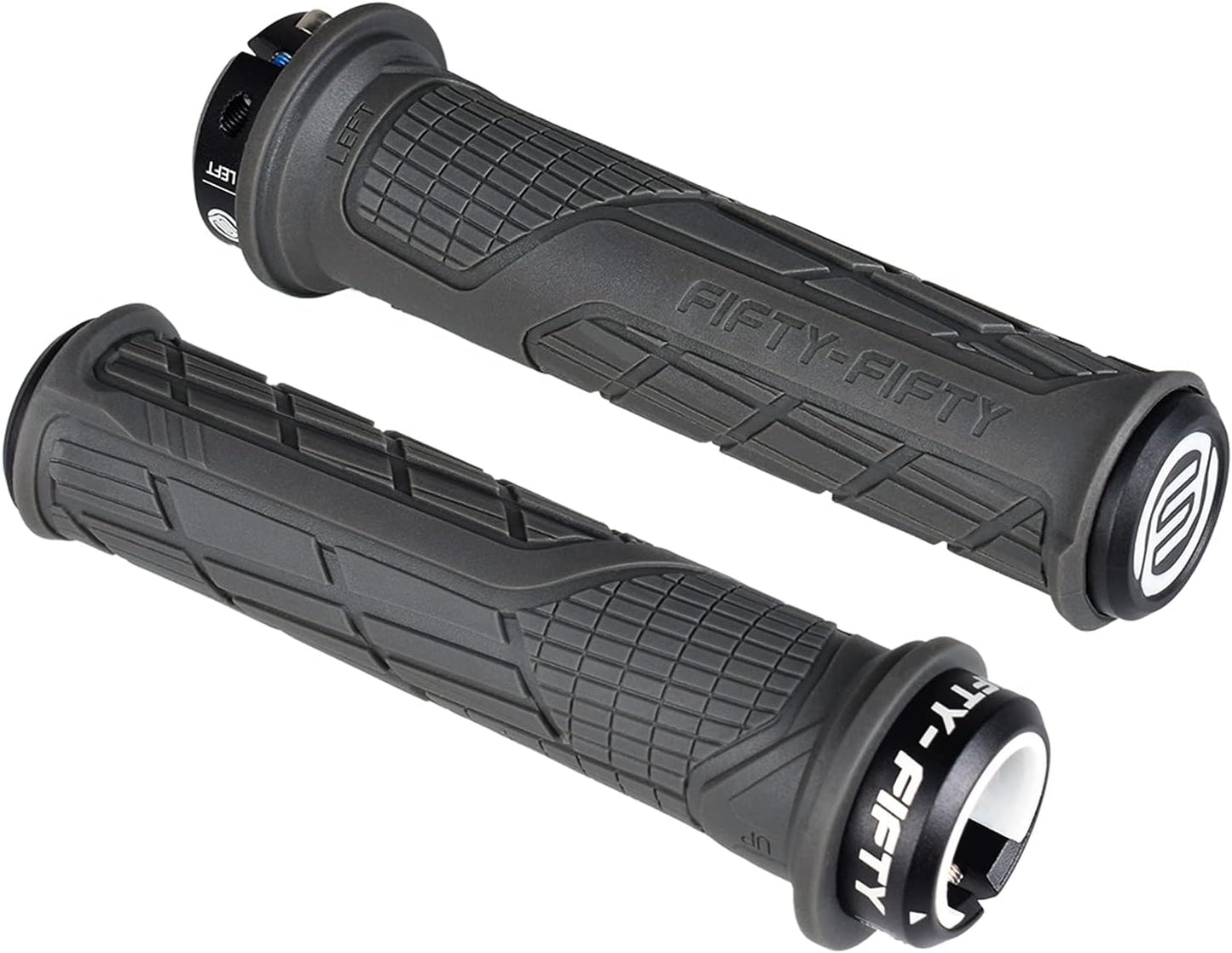 Mountain Bike Handlebar Grips, Single Lock-On MTB Grips, Comfortable and Lock On, Non-Slip Bicycle Handle, Fit for All Mountain, Enduro, Downhill