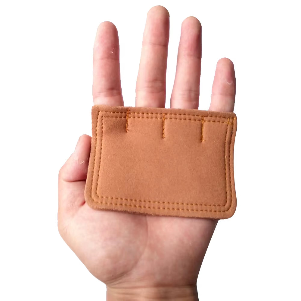 Pure Leather Soft Gloves Gymnastics-Grips Lifting-Training-Gloves Weight Hand-Palm Body-Building Fitness