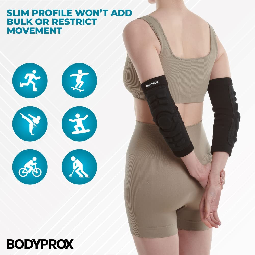 Elbow Protection Pads 1 Pair (Small), Elbow Guard Sleeve