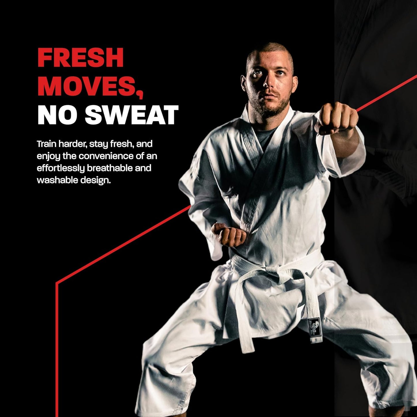 Karate Uniform for Kids & Adults Lightweight Student Karate Gi Martial Arts Uniform with Belt