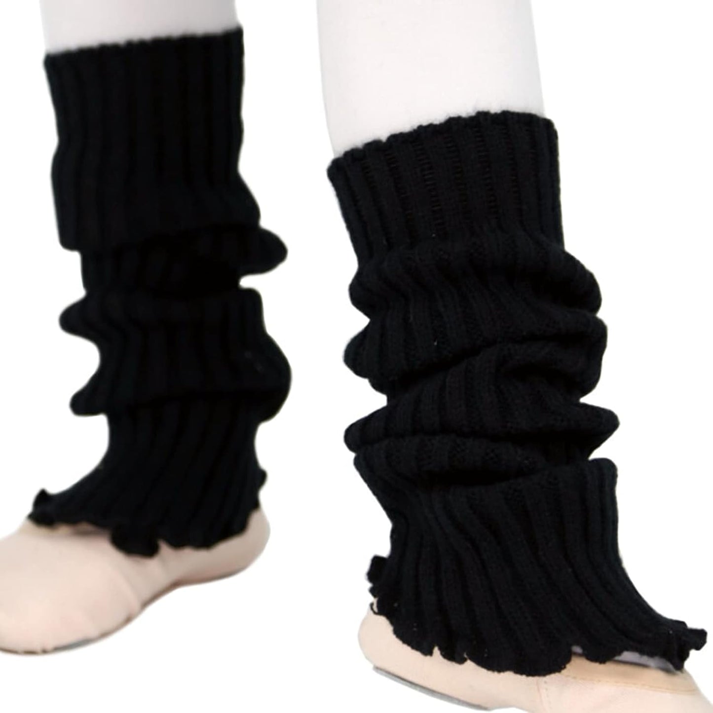 Ballet Leg Warmers for Girls Toddler Teens Stirrup Ankle Warmers Knitted Socks for Dance Practice Yoga Sports Casual