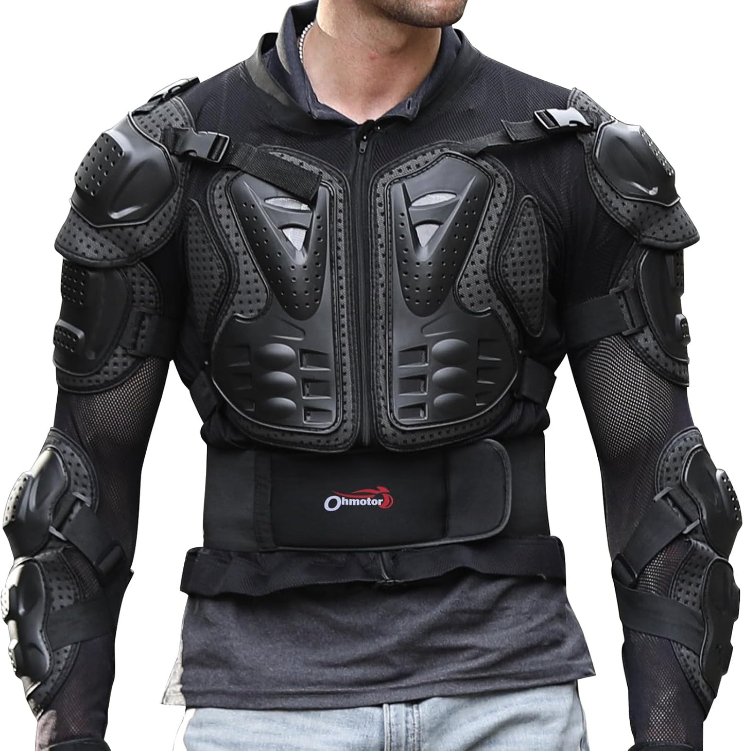 Motorcycle Body Protective Jacket Armor Men, Motocross Riding Protective Gear,Atv Dirt Bike Chest Spine Protector