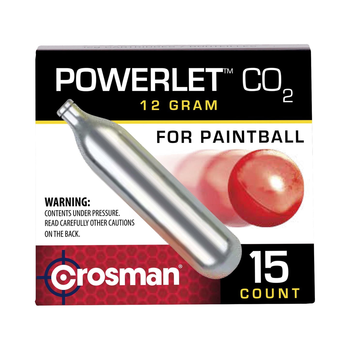 12 Gram Powerlet CC15PB 15 Count CO2, for Airguns Sports and & Outdoor Fun