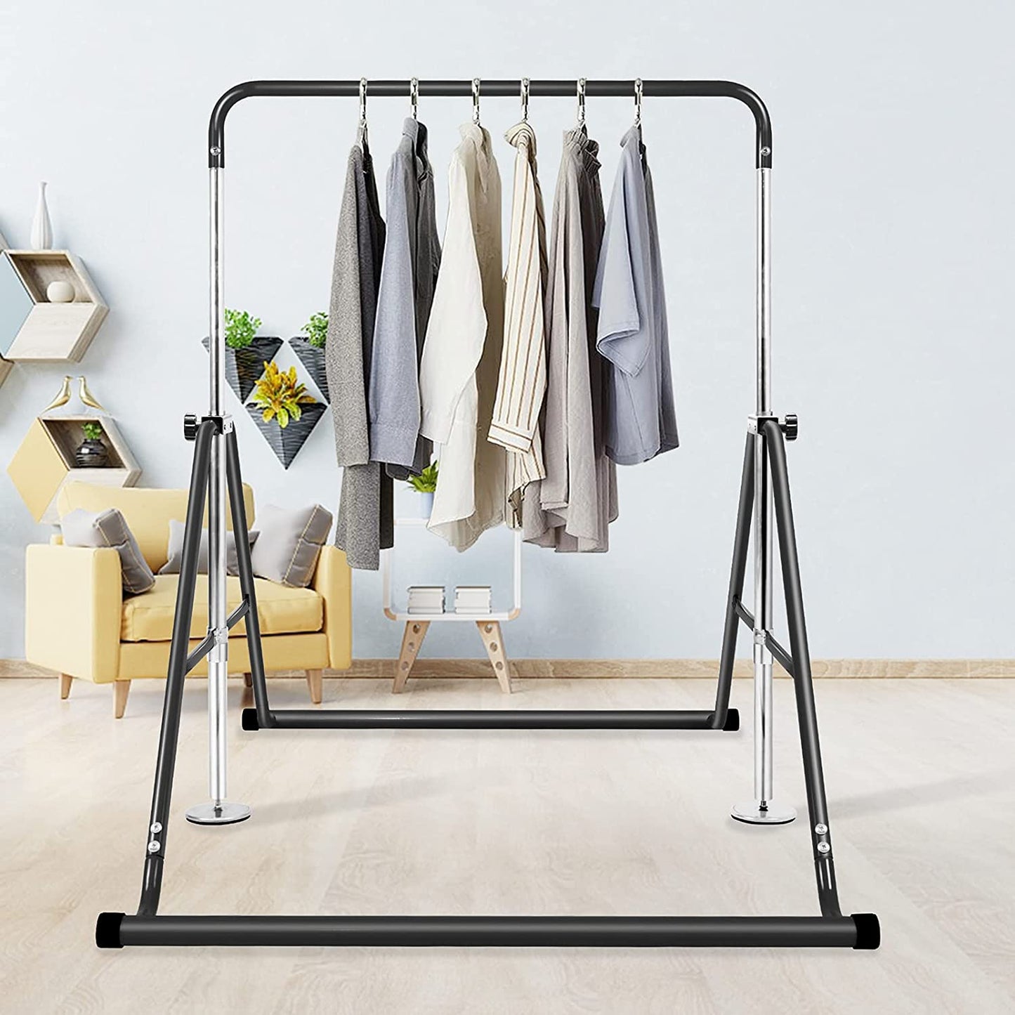 Gymnastics Bar for Kids Height Adjustable Horizontal Bar Folding Gymnastics Junior Training Bar for Home Gymnastics Equipment