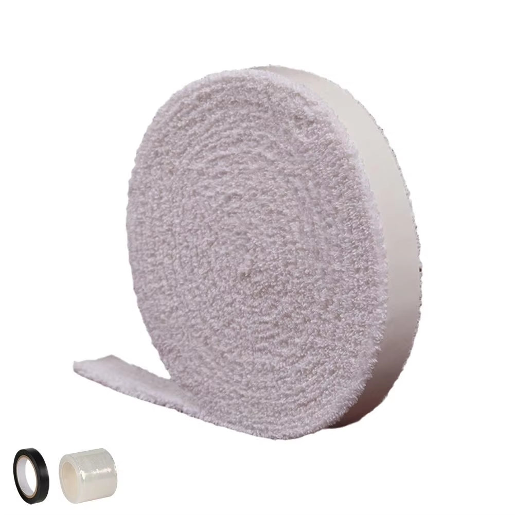 1 Reel 5M Towel Glue Grip Badminton Tennis Racket Overgrips Tape Racket Grip Grip Non-Slip Tape Band Sweat Badminton N6B9