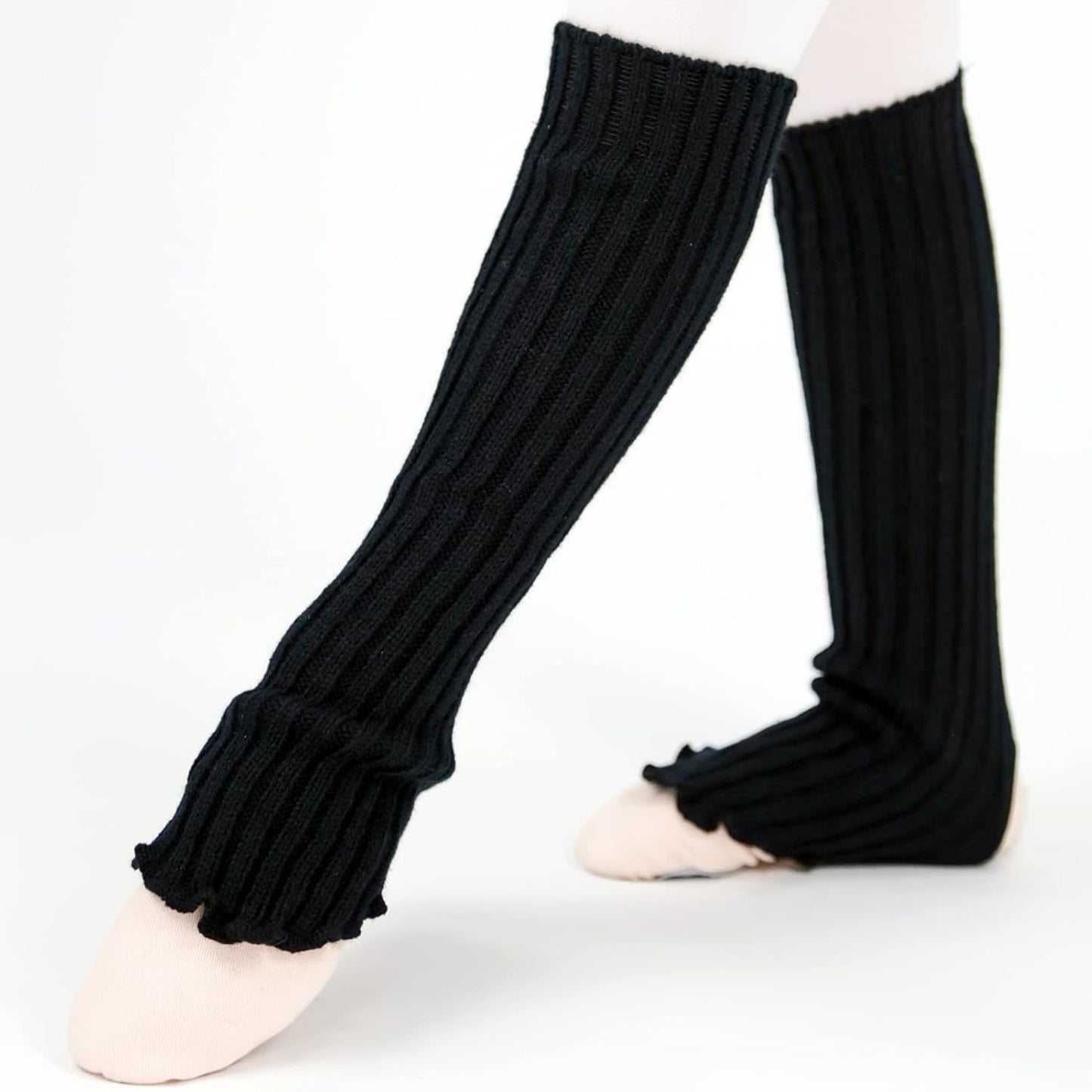 Ballet Leg Warmers for Girls Toddler Teens Stirrup Ankle Warmers Knitted Socks for Dance Practice Yoga Sports Casual