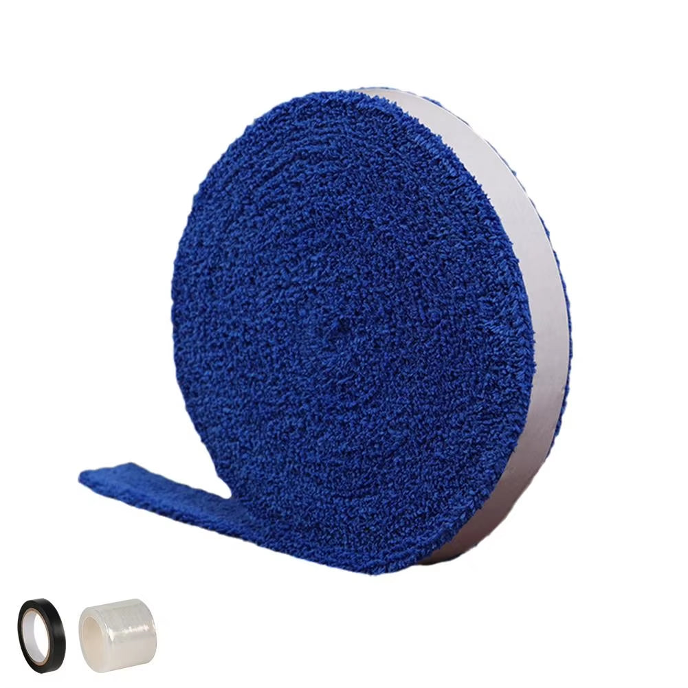 1 Reel 5M Towel Glue Grip Badminton Tennis Racket Overgrips Tape Racket Grip Grip Non-Slip Tape Band Sweat Badminton N6B9