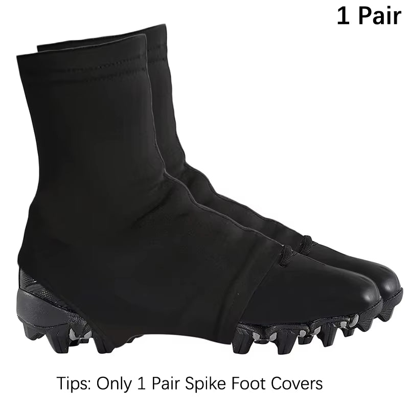 1 Pair Spats Football Cleat Covers Super Soft High Elastic Slip Resistant Solid Color Soccer Spats Sports Accessories
