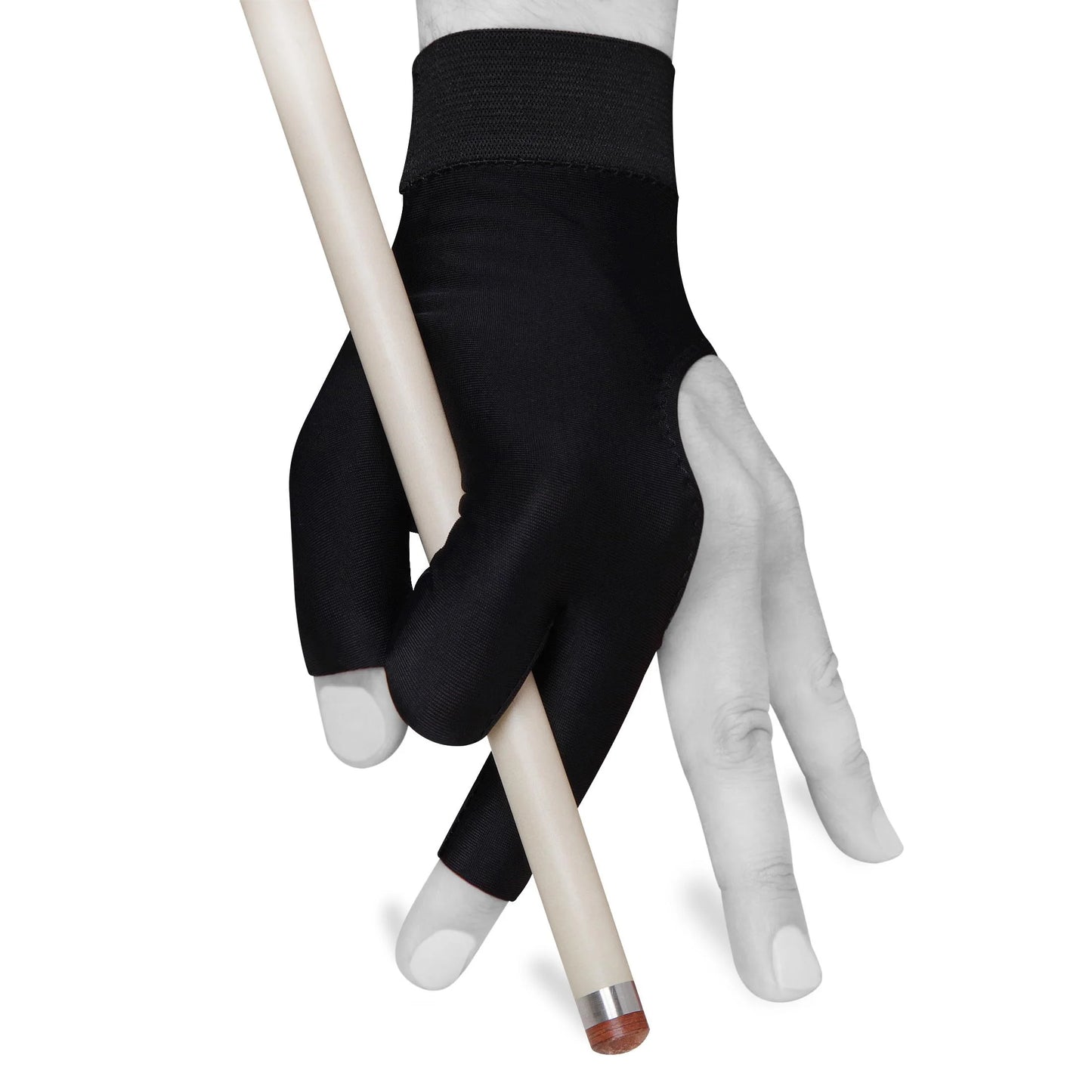 Billiard POOL CUE GLOVE - Pro Series - Black - Open Fingers (X-Large)