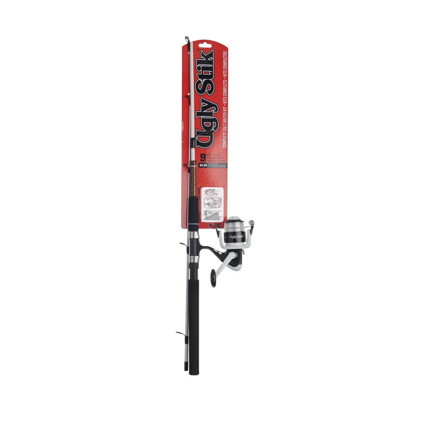 7’ Complete Saltwater Kit Fishing Rod and Reel Spinning Combo