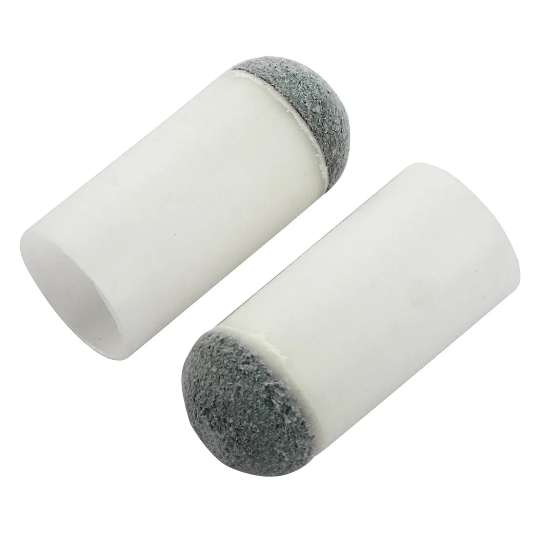 Plastic Pool Snooker Billiard Cue Stick Slip Push on Tips Gray 0.5" Dia 10Pcs