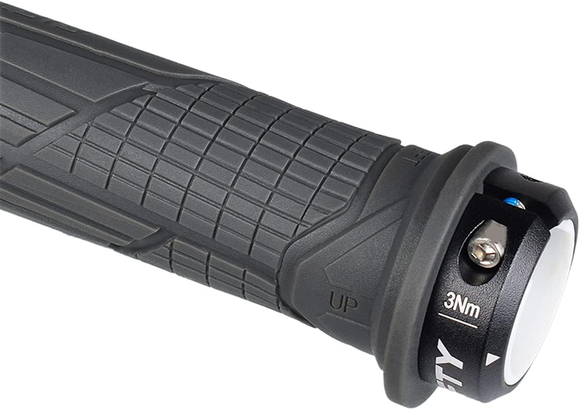 Mountain Bike Handlebar Grips, Single Lock-On MTB Grips, Comfortable and Lock On, Non-Slip Bicycle Handle, Fit for All Mountain, Enduro, Downhill