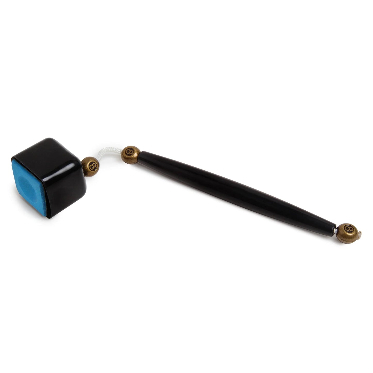 Black Pocket Billiard Pool Cue Chalk Holder