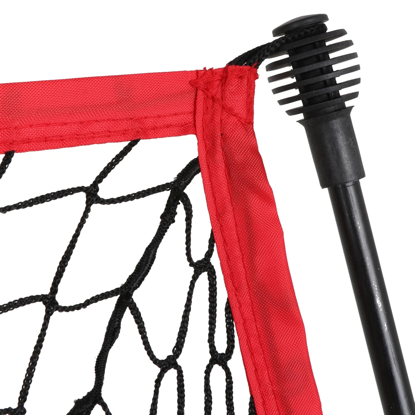 5X5Ft Portable Baseball Net Softball Practice Net W/ Carry Bag Red & Black