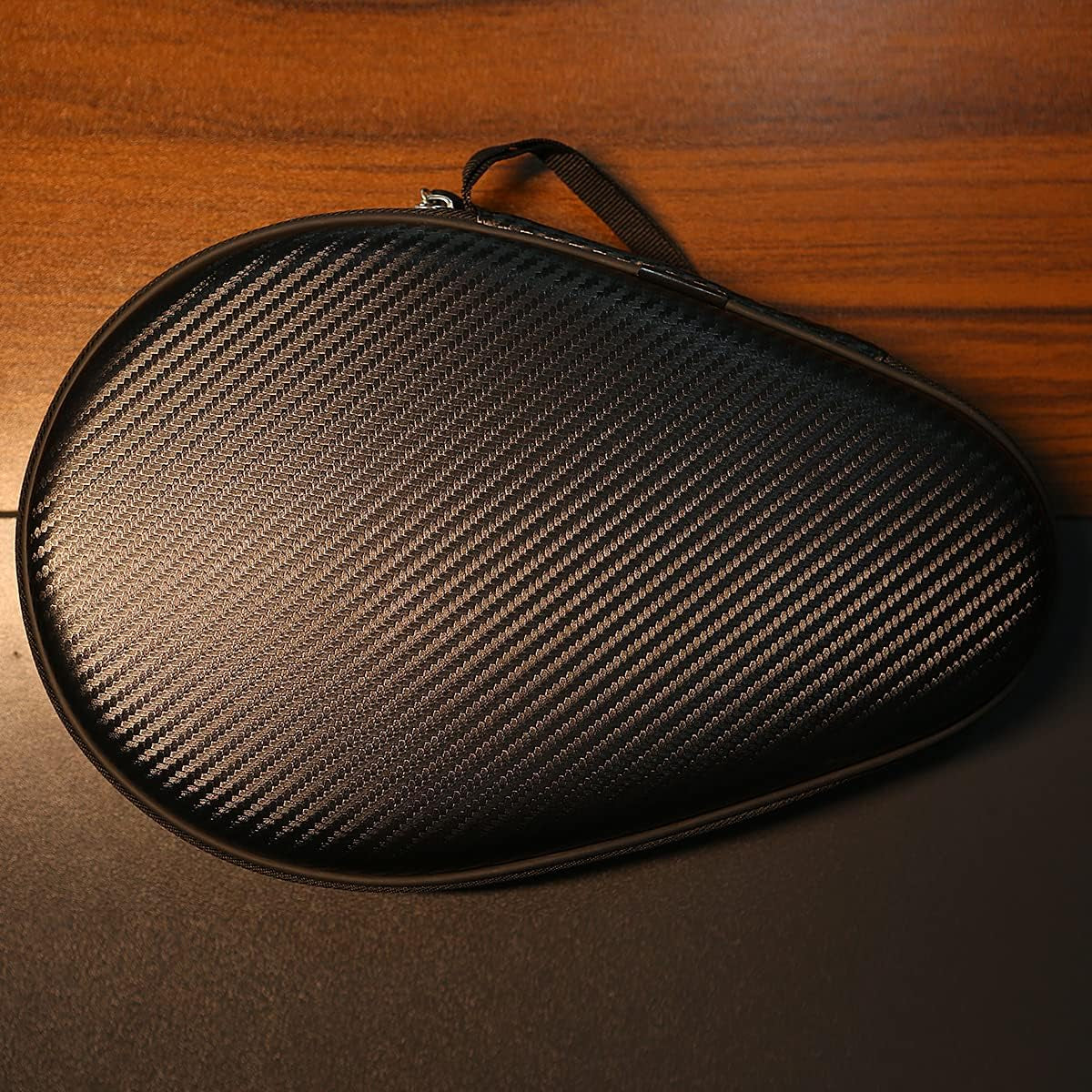 Ping Pong Paddles Case Hard Shell Ping Pong Portable Storage Bag Can Hold Protect 2 Racket Table Tennis Racket Cover for Ping Pong Balls Lovers Drop-Resistant and Durable Gifts
