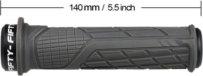 Mountain Bike Handlebar Grips, Single Lock-On MTB Grips, Comfortable and Lock On, Non-Slip Bicycle Handle, Fit for All Mountain, Enduro, Downhill