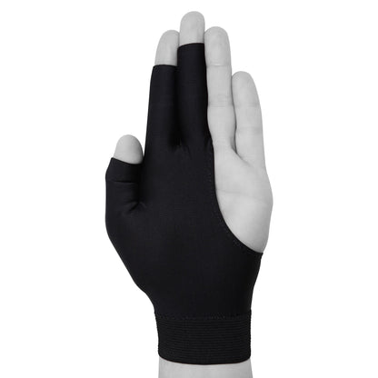 Billiard POOL CUE GLOVE - Pro Series - Black - Open Fingers (X-Large)