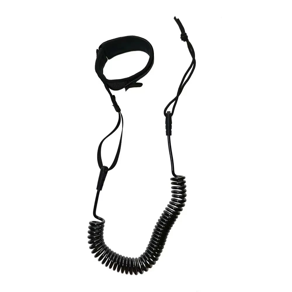 10FT Coiled Surfboard Leash Surfing Stand up Paddle Board Surf Paddle Board SUP Cord Leash