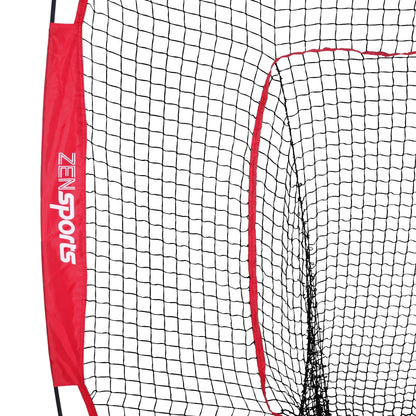 7X7Ft Portable Baseball Practice Net Softball Hitting Pitching Net W/Bag