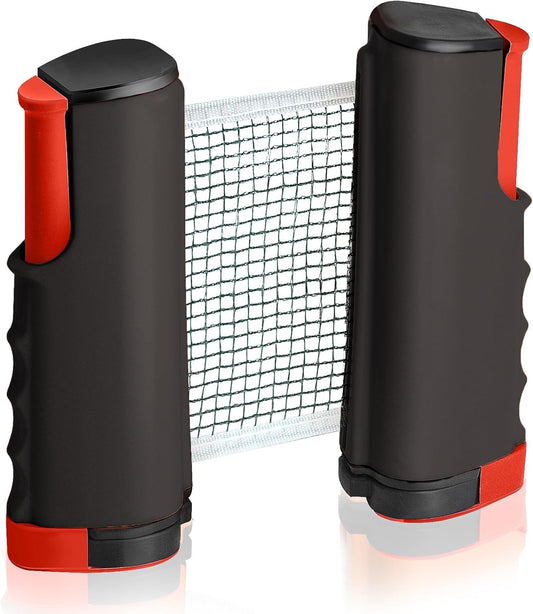 Retractable Ping Pong Net – 72" Table Tennis Net with Clamps Portable Ping Pong Net for Any Table and and Easy Setup Ping Pong Equipment Replacement Net for Ping Pong Tables