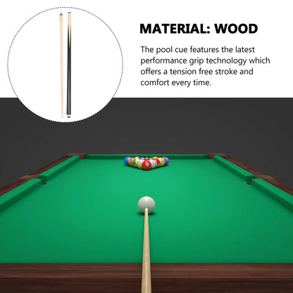 1-Piece Pool Cue Stick with 13Mm Tip 58" Professional Billiard Pool Cue Stick
