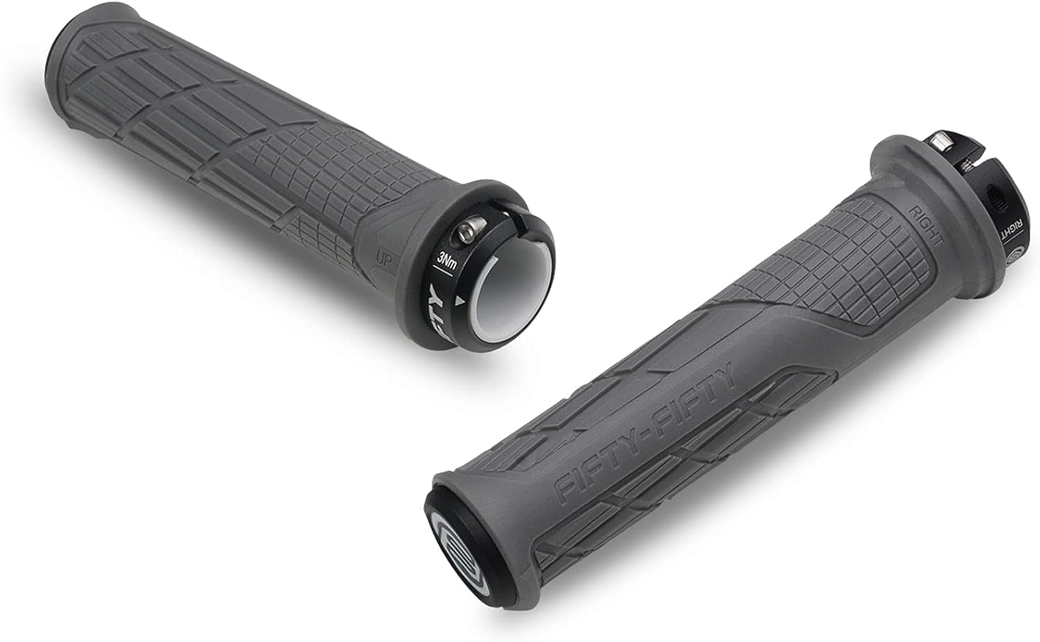 Mountain Bike Handlebar Grips, Single Lock-On MTB Grips, Comfortable and Lock On, Non-Slip Bicycle Handle, Fit for All Mountain, Enduro, Downhill