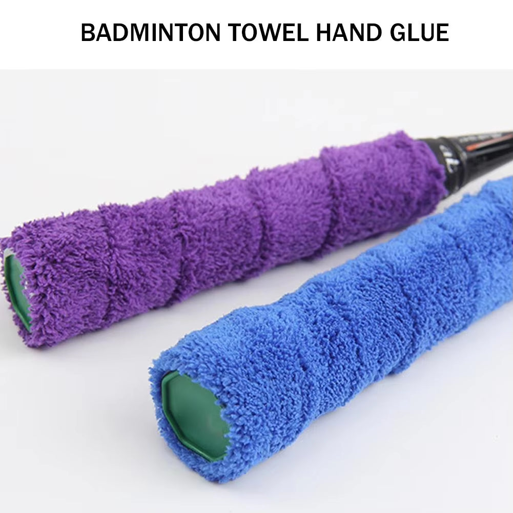 1 Reel 5M Towel Glue Grip Badminton Tennis Racket Overgrips Tape Racket Grip Grip Non-Slip Tape Band Sweat Badminton N6B9