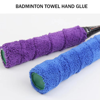 1 Reel 5M Towel Glue Grip Badminton Tennis Racket Overgrips Tape Racket Grip Grip Non-Slip Tape Band Sweat Badminton N6B9