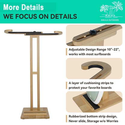 Surfboard Stand Racks, Indoor Display Stand Shortboard and Longboard Organize...