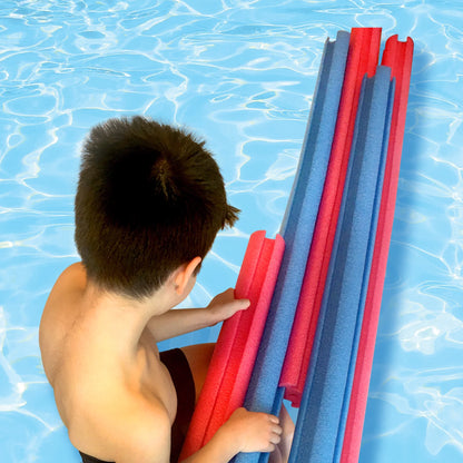 Link’Ems- 4 Pack Connecting Interlocking Swimming Pool Noodles- Colors Will Vary