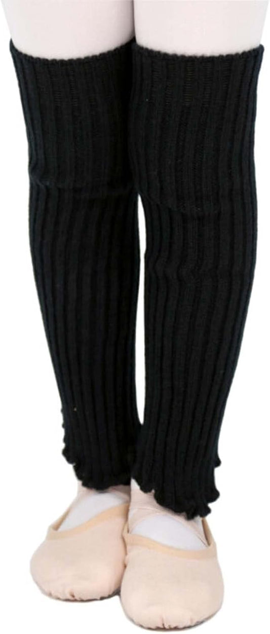 Ballet Leg Warmers for Girls Toddler Teens Stirrup Ankle Warmers Knitted Socks for Dance Practice Yoga Sports Casual