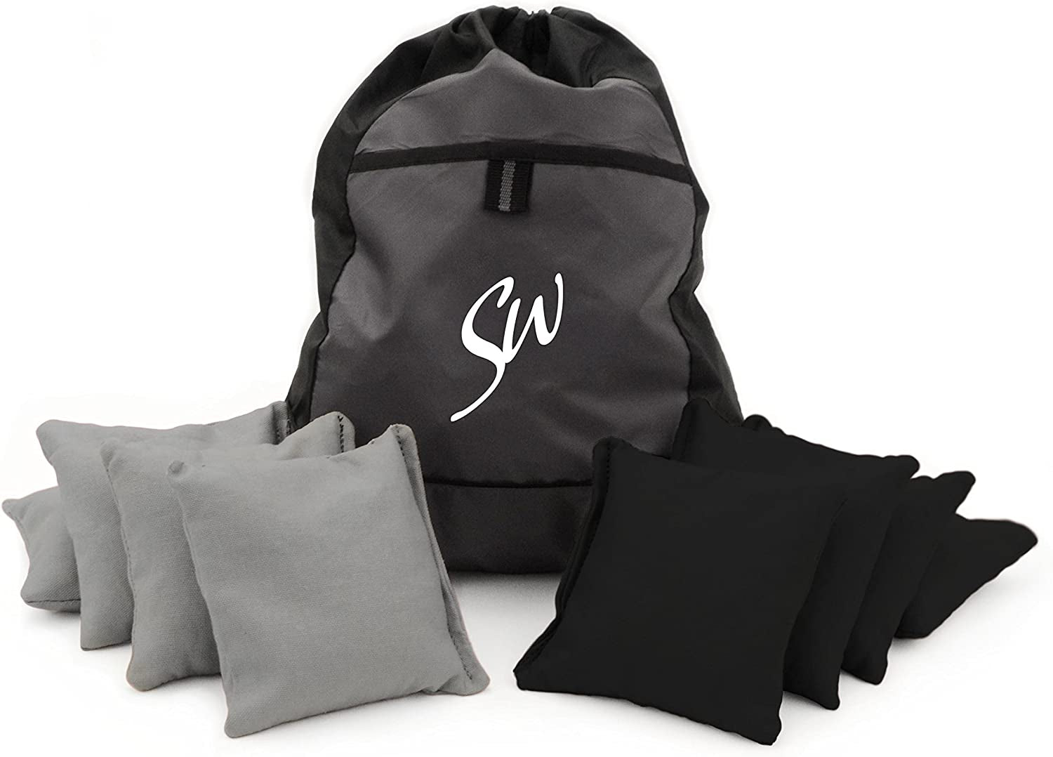 Classic Corn Filled Cornhole Bags with Carrying Tote