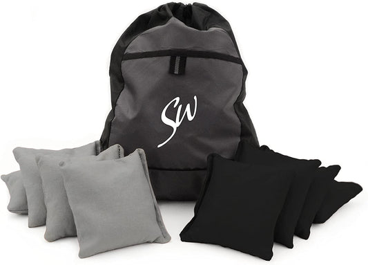 Classic Corn Filled Cornhole Bags with Carrying Tote
