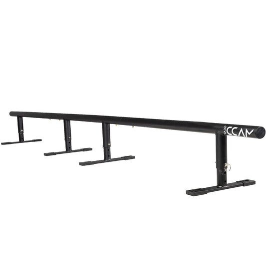 Grind Rail - 99" Long - 3-Step Adjustable Height - Extra Stability Practice Skate Rail