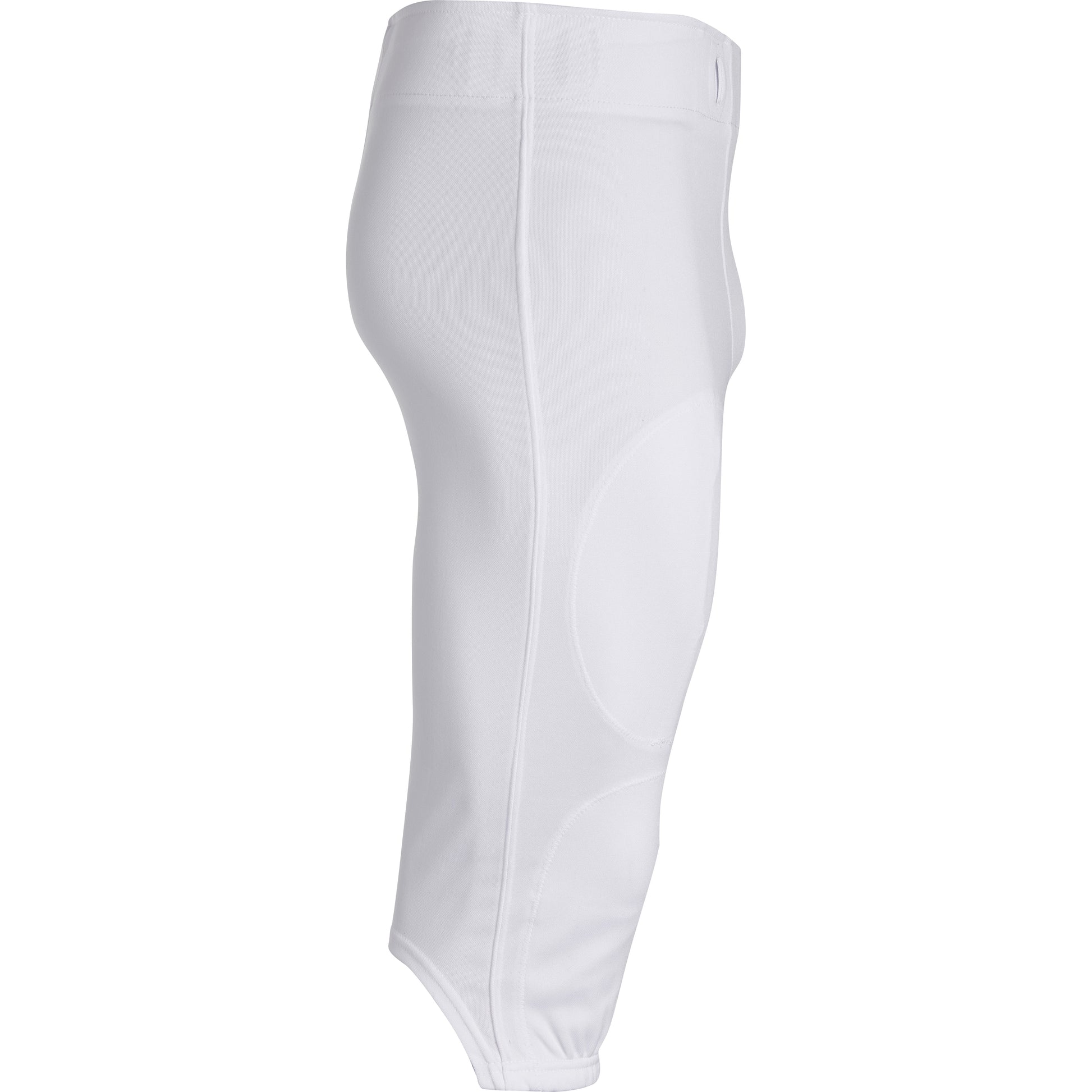 Touchback Football Practice Pants, Youth Husky, White