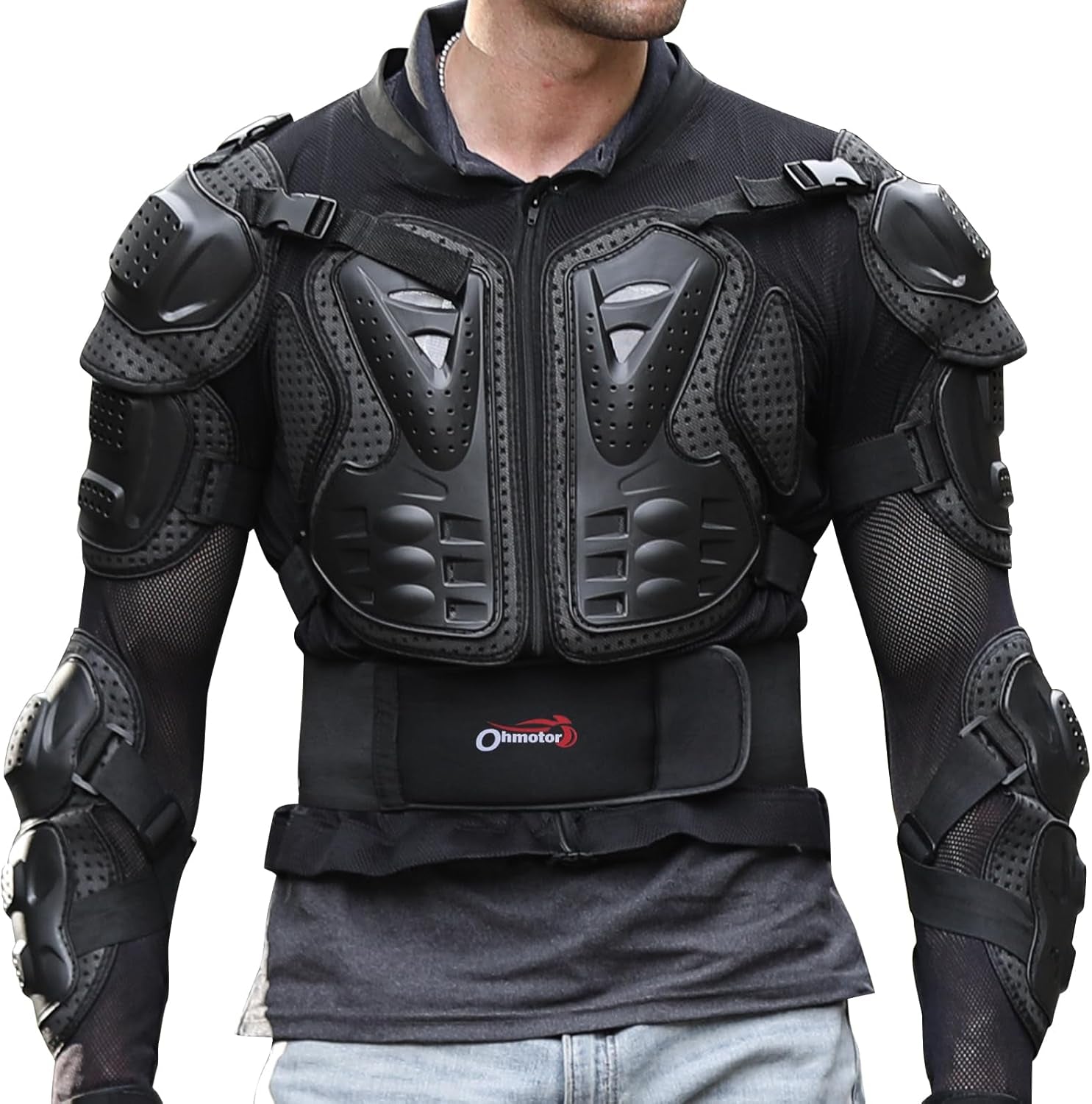 Motorcycle Body Protective Jacket Armor Men, Motocross Riding Protective Gear,Atv Dirt Bike Chest Spine Protector