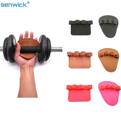 Pure Leather Soft Gloves Gymnastics-Grips Lifting-Training-Gloves Weight Hand-Palm Body-Building Fitness