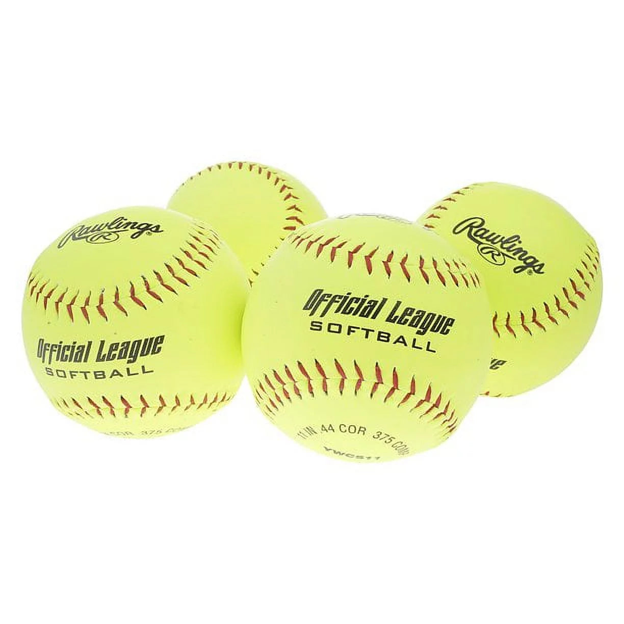 (8 Pack)  NCAA Recreational Fastpitch Softballs, 11 Inch, 4 Count
