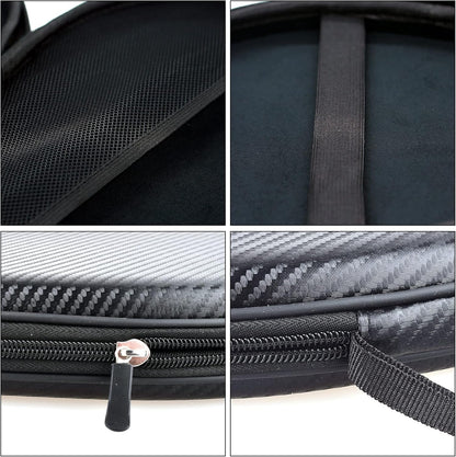 Ping Pong Paddles Case Hard Shell Ping Pong Portable Storage Bag Can Hold Protect 2 Racket Table Tennis Racket Cover for Ping Pong Balls Lovers Drop-Resistant and Durable Gifts