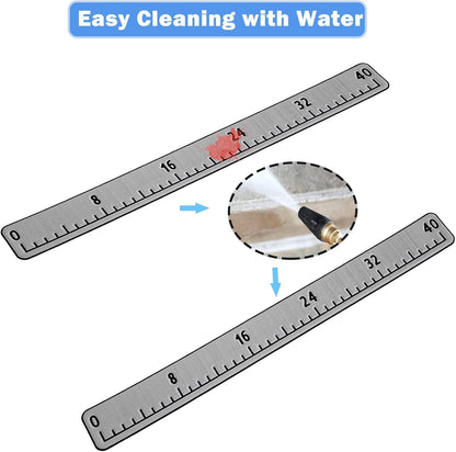 Fish Ruler for Boat 40In EVA Foam Fish Measuring Ruler with Self-Adhesive Backing for Fishing Kayaks Accessories, Fish Ruler Measurement Sticker Tool for Fish Boat (40" Fish Ruler)