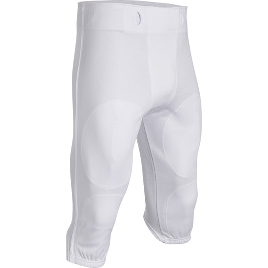 Touchback Football Practice Pants, Youth Husky, White