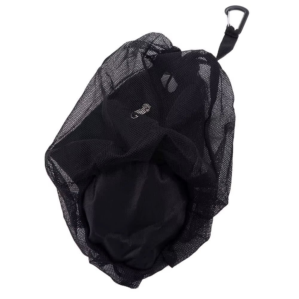 Portable Clip on Ball Mesh Bag Ball Holder Drawstring Basketball Storage Bag Handbag Oxford Cloth Single Ball Bag Traveling Gym