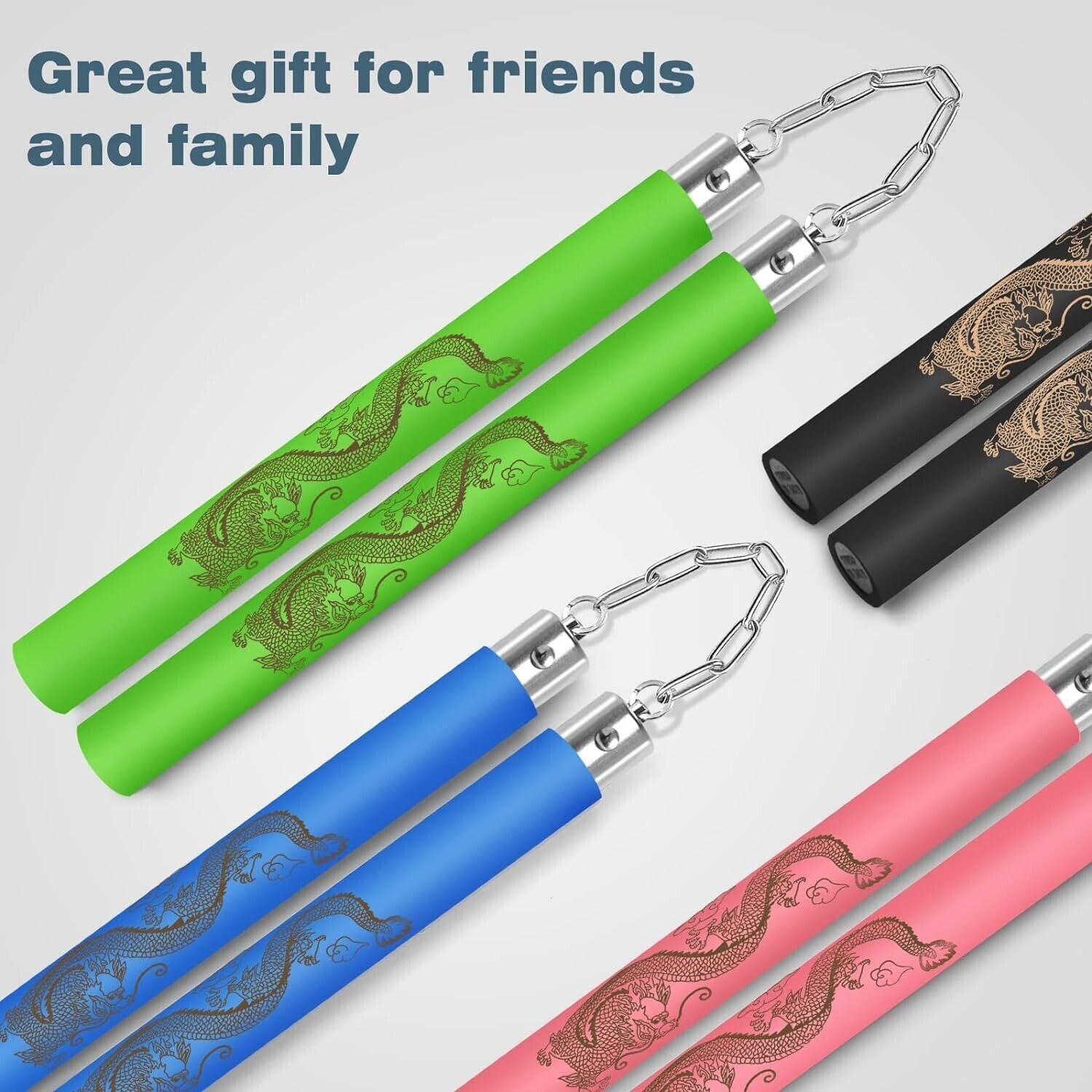 Nunchucks for Kids and Adults,Safe Training Nunchucks/Nunc