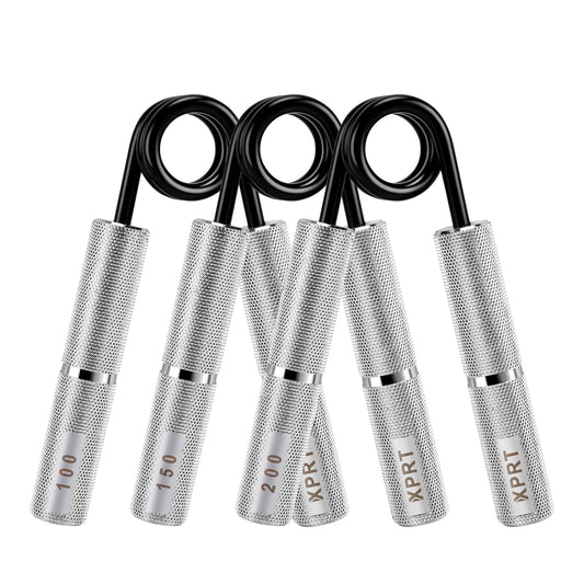 Power Gripper Set - Pro Hand Grip Strengthener Set of 3, Wrist and Forearm Exerciser, Build Crushing Grip Strength and Mobility 100/150/200 Lbs Set